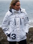 Quba X-10 Women's Technical Sailing Jacket White/Navy